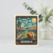 Georgia | Vincent van Gogh geïnspireerd Briefkaart (Staand voorkant)
