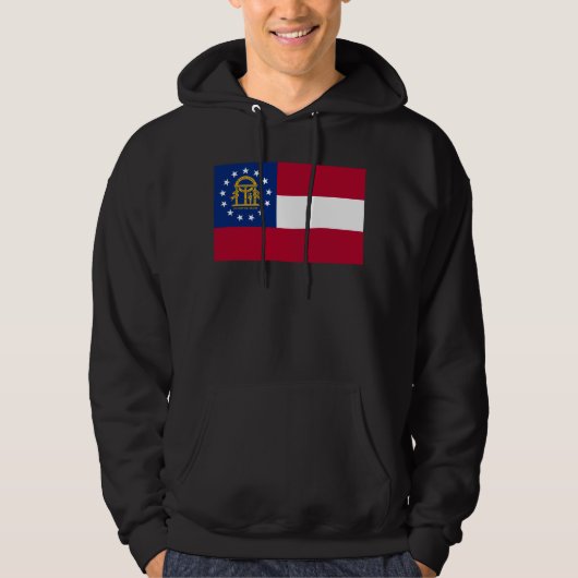 Georgia Vlag Hoodie (Voorkant)