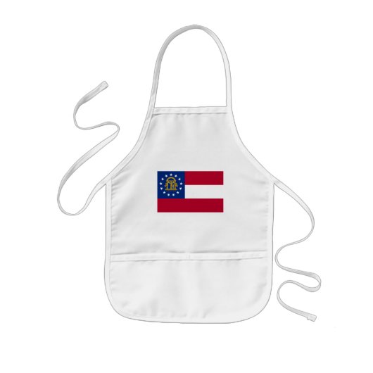 Georgia Vlag Kinderen Schort (Voorkant)