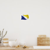 Georgia Vlag Poster Print (Keuken)