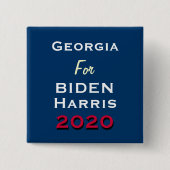GEORGIA voor BIDEN HARRIS 2020 Campaign Button (Voorkant)