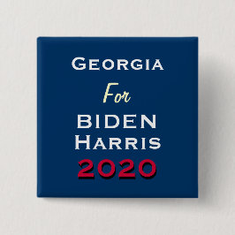 GEORGIA voor BIDEN HARRIS 2020 Campaign Button