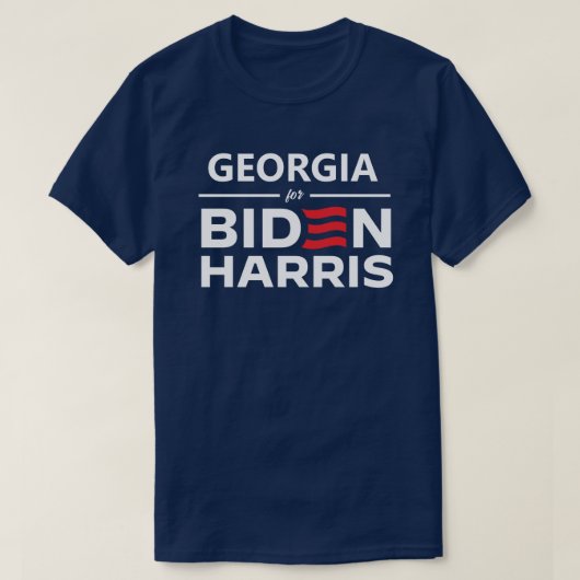 Georgia voor Biden Harris T-shirt (Design voorkant)