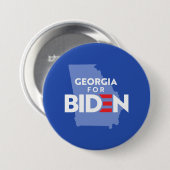 Georgia voor Biden Ronde Button 7,6 Cm (Voorkant /achterkant)