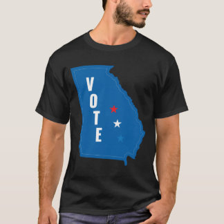 Georgia Votes Democratic Patriotic Call to Action  T-shirt