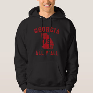 Georgia vs All Yall for Y uit Georgia Mannen Wom Hoodie