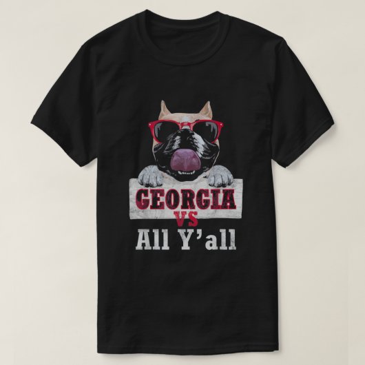 Georgia Vs All Y'all T-shirt (Design voorkant)