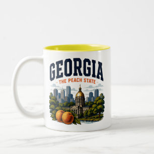 Georgia VS De Perzikstaat Tweekleurige Koffiemok
