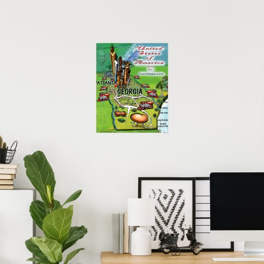 Georgia VS Poster (Thuiskantoor)