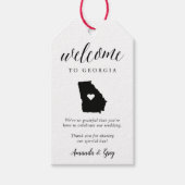 Georgia Wedding Welkom Cadeaulabel (Voorkant)