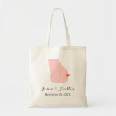 Georgia Wedding Welkom Tote Bag (Voorkant)