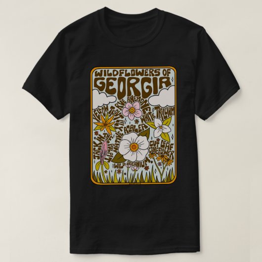 Georgia Wildflowers T-shirt (Design voorkant)