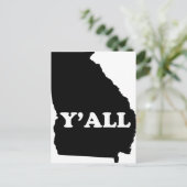 Georgia Yall Briefkaart (Staand voorkant)