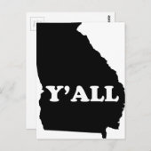 Georgia Yall Briefkaart (Voorkant / Achterkant)