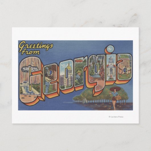 GeorgiaLarge Letter ScenesGeorgia 2 Briefkaart (Voorkant)