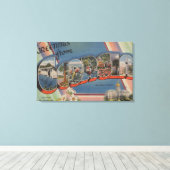 GeorgiaLarge Letter ScenesGeorgia Canvas Afdruk (Insitu (Houten vloer))