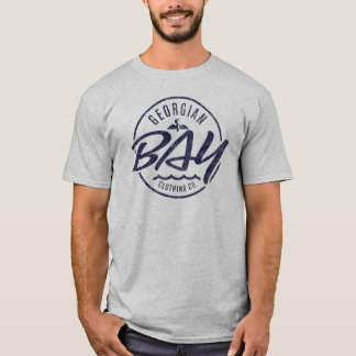 Georgian Bay Clothing Co. Mannen Basic Grey T-shir T-shirt