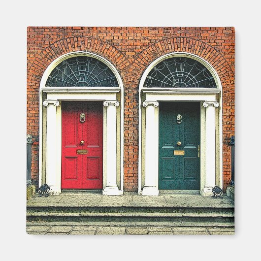 Georgian Doors Magnet (Voorkant)