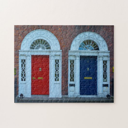 Georgian Dublin Doors Ireland. Legpuzzel (Horizontaal)