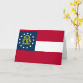 Georgian Flag, Flag of Georgia Kaart (Gele Bloem)