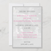 Georgian Fountain bruidsmeisje lunch brunch Kaart (Voorkant)