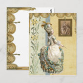 Georgian Lady, die door Boucher kijkt Briefkaart (Voorkant / Achterkant)