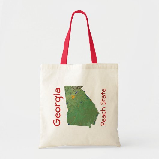 Georgian Map Bag Tote Bag (Voorkant)