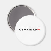 Georgian Sakartvelo Magneet (Voorkant / Achterkant)