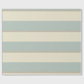 Georgian Stripe Eau de Nil Cadeaupapier (Vlak)