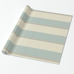 Georgian Stripe Eau de Nil Cadeaupapier
