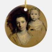 Georgiana, Countess Spencer en haar Daughter Lady Keramisch Ornament (Achterkant)