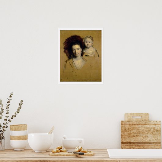 Georgiana, Countess Spencer en haar Daughter Lady Poster (Keuken)
