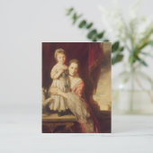 Georgiana, Countess Spencer met Lady Briefkaart (Staand voorkant)