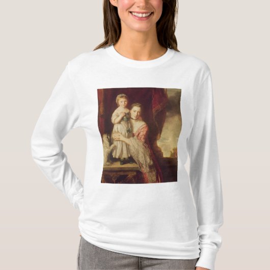 Georgiana, Countess Spencer met Lady T-shirt (Voorkant)