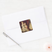 Georgiana, Countess Spencer met Lady Vierkante Sticker (Envelop)