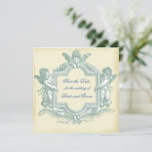 Georgiana (Cream) Save the Date (Staand voorkant)