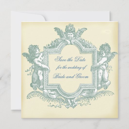 Georgiana (Cream) Save the Date (Voorkant)