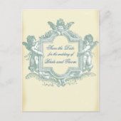 Georgiana (Cream) Save the Date Aankondigingskaart (Voorkant)