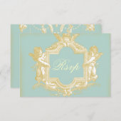 Georgiana (Marie Antoinette Blue) RSVP (Voorkant / Achterkant)