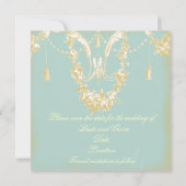 Georgiana (Marie Antoinette Blue) Save the Date (Achterkant)