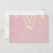 Georgiana (Pioenroze) RSVP Kaart (Achterkant)