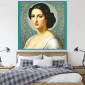 "Georgiana Ruth Cole" Fine Art Vrouw Portret Canvas Afdruk (Insitu (Slaapkamer))