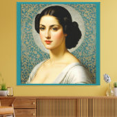 "Georgiana Ruth Cole" Fine Art Vrouw Portret Canvas Afdruk (Insitu (Woonkamer))