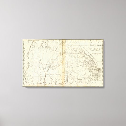 Georgië 10 canvas afdruk (Voorkant)