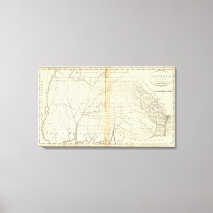 Georgië 10 canvas afdruk