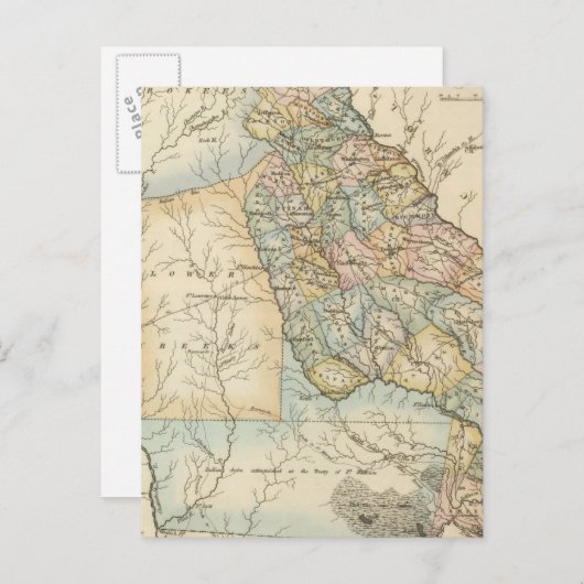 Georgië 13 briefkaart (Voorkant / Achterkant)