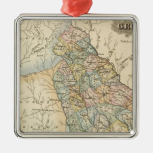 Georgië 13 metalen ornament