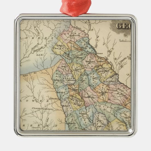 Georgië 13 metalen ornament (Voorkant)