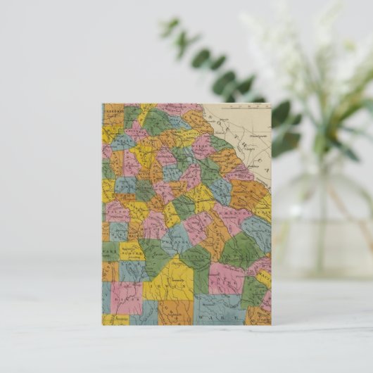 Georgië 4 briefkaart (Staand voorkant)