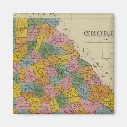 Georgië 4 magneet (Voorkant)